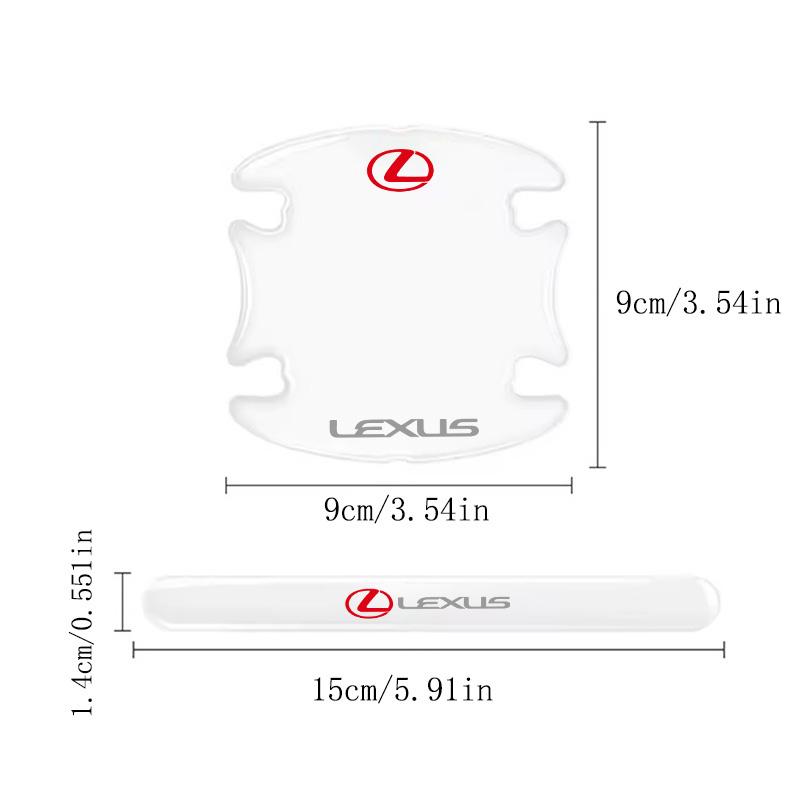 Transparent Car Door Handle +Bowl Scratch Protective Sticker for Lexus ES300 RX330 RX300 GS300 IS250 IS200 CT200h IS300 NX RX LX NB5