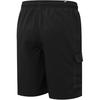 Puma Solid Color Multi-Pocket Design Drawstring Cargo Shorts Men Shorts Black 671722-01
