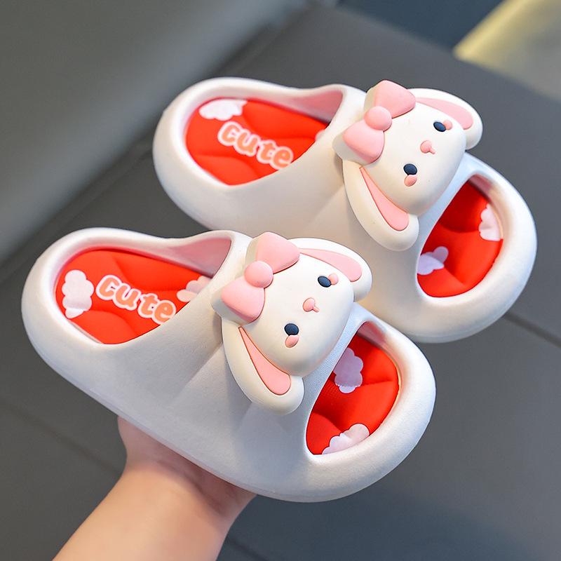 Adorable Capybara Unisex Kids' Non-slip Indoor Slippers, Summer Soft Thick Sole