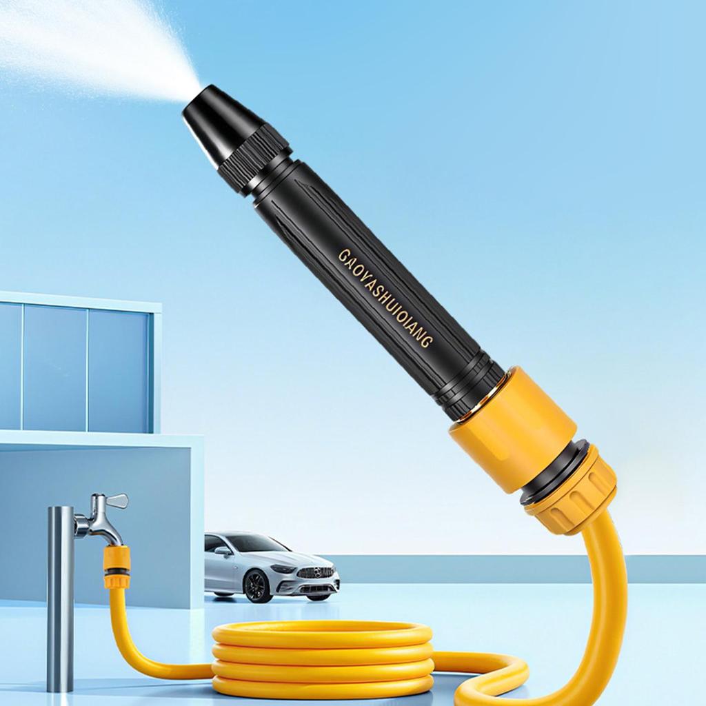 High Pressure Water Hose Nozzle Powerful Adjustable Leak-proof Tool High Pressure Washer Nozzle for Home Washing Cleaning