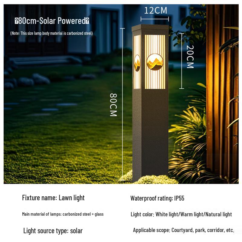HEIXIE Solar Outdoor Lawn and Garden Light