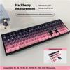Xiaomi 134 Keys Blue Contour Side Print RGB Backlit Keycaps Double Shot PBT Keycaps Cherry Profile for MX Switches Mechanical Keyboard