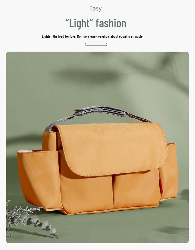 Large Capacity Portable Nylon Stroller Hanging Bag - Multifunctional Mommy Bag