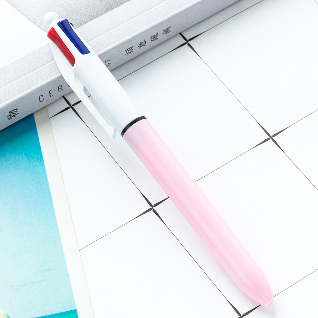Multicolor Push Pen With Bullet Tip For Students And Office Use