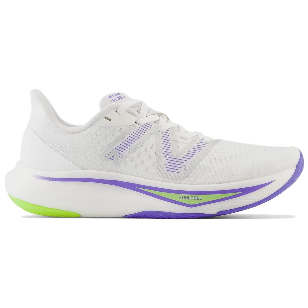 (WMNS) New Balance FuelCell Rebel v3 'White Electric Indigo' Women's WFCXCC3