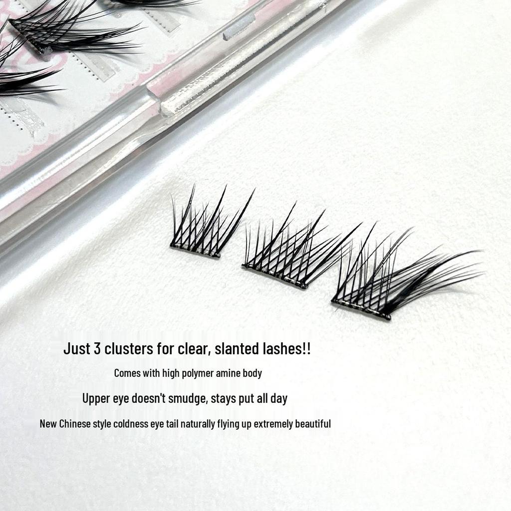 Su Daji Slanted Flying Glue-Free Large-Capacity Fox-Like Faux Eyelashes