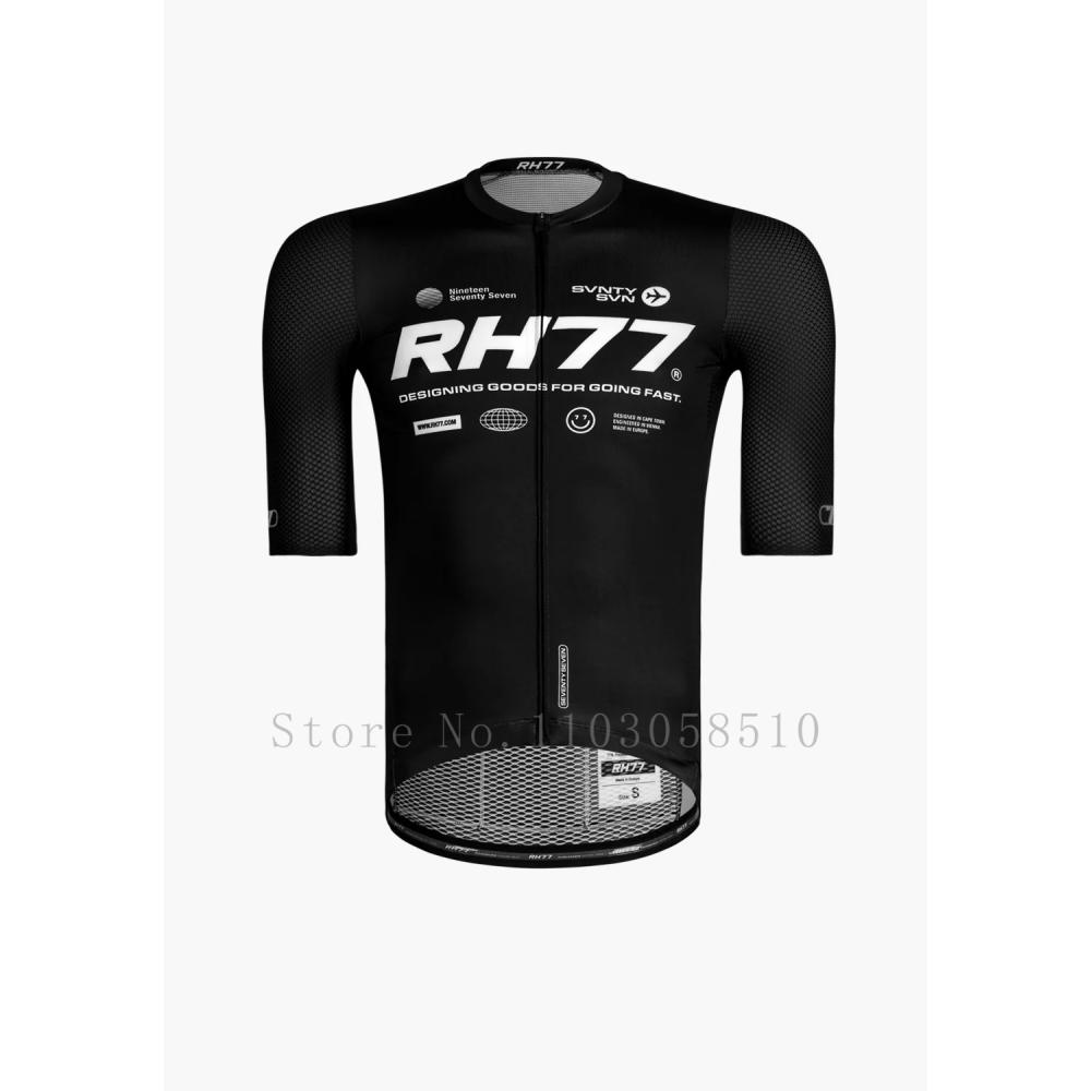 Pro Team Summer RH77 Cycling Jersey Men Breathable Quick Dry Bicycle Clothing Bike Mountain Maillot Ropa Ciclismo High Quality
