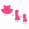 Cartoon Bear Kids Sunshade Bucket Cap Breathable Folding Baby Sun Hat Children Fisherman Hat  Girls
