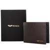 Men' Brown Wings Wallet Made of Genuine Goat Leather