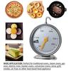 Celsius Oven Thermometer Stainless Steel Stand Large Dial Baking BBQ Cooking Meat Food Temperature Measurement Tools