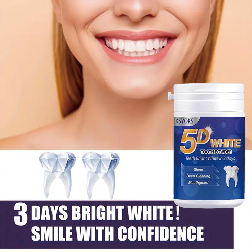 Whitening Teeth Powder Can Make Teeth White and Shiny Like Jade Within 3 Days