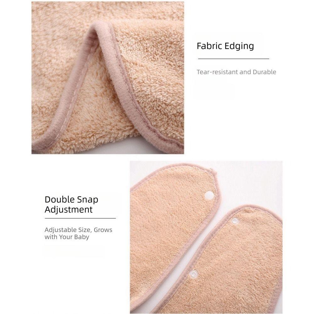 Soft Baby Saliva Towel Coral Fleece Newborn Burp Cloths Comfortable Toddler Towel  Feeding Time