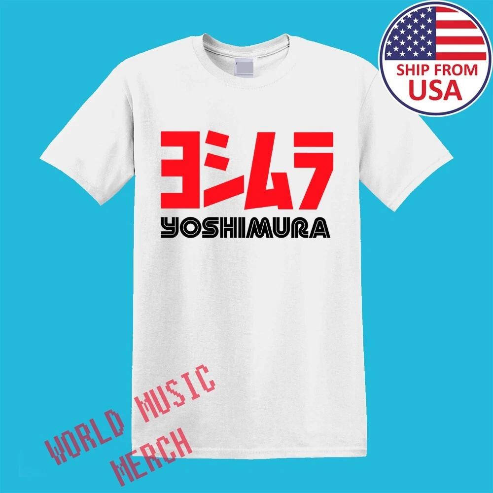 Yoshimura Racing Motorcycle Men s White Size S-5XL S