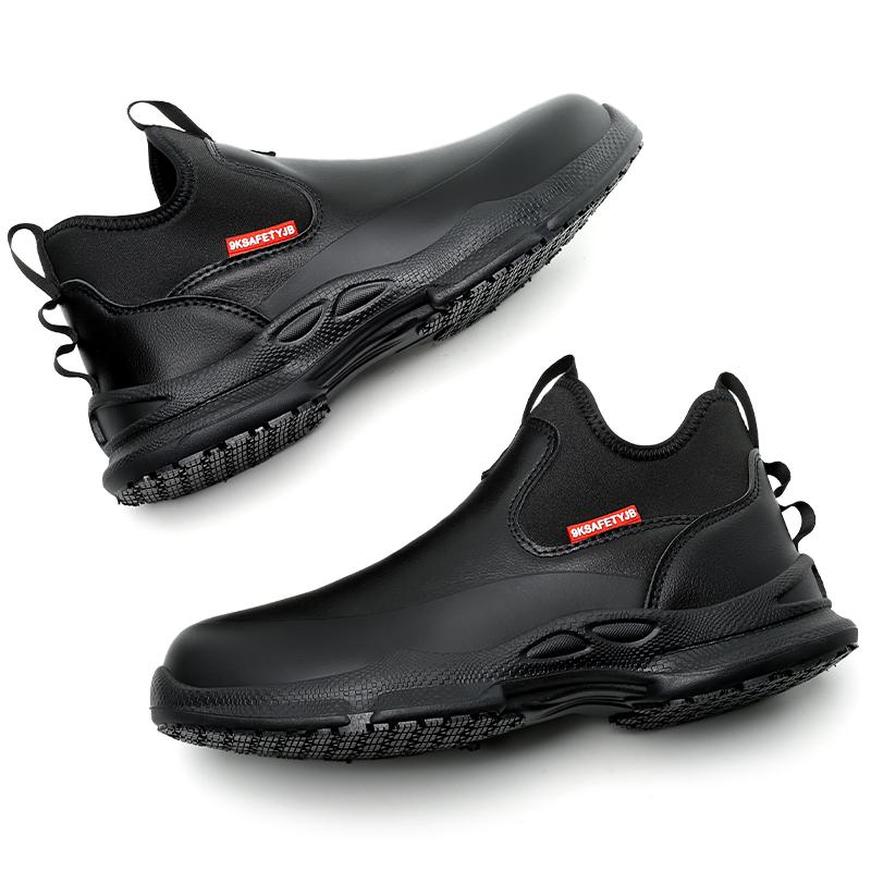 Fashion  Lightweight Men's Kitchen Chef Shoes Imitation Octopus Suction Cup Non-slip Waterproof Outdoor Male Boots Sneakers