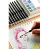 10Pcs Paint Brush Miniature Hook Line Pen Art Painting Brushes Gouache Watercolor Oil Paints Brush Artists Hand Painted