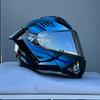 Flip-Up Motorcycle Helmet With Dual Visors ABS Full Face Men Women Scooter Riders