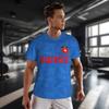 Swiss Switzerland SUISSE Soccer Football Tshirt Print 3D Flag National JERSEY CHEER Training Round Neck Unisex Men Women Sport Short Sleeve Uniform