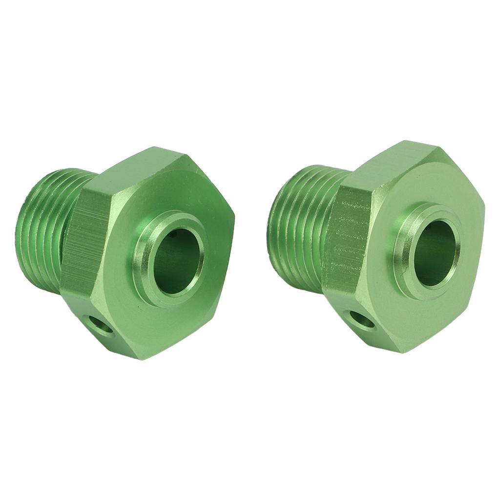 1Pair Aluminum Alloy 17mm Wheel Hex Hub Adapter with Pin for   1Celsius8 RC Car Upgrade Part