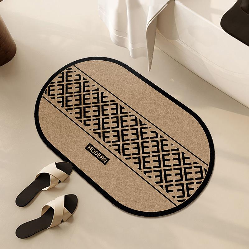 Diatom Mud American Anti-skid Can Be Cut, Easy To Clean, Water-absorbing Quick-drying Floor Mat