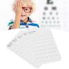 5pcs Vision Test Card Double Side Matte Film Eye Chart for Near Vision Confirmation Test