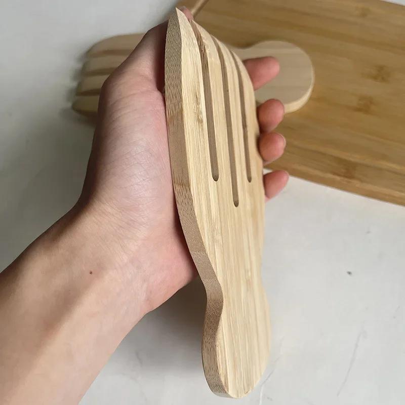 Handgefertigtes Salatlöffel-Set aus Holz - Natürliches Teak-Rührwerkzeug für Suppe, zum Mischen, kratzfest & umweltfreundliches Küchenwerkzeug