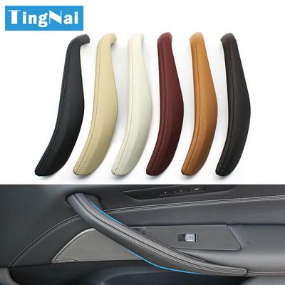 Left Right Interior Door Pull Handle Leather Outer Cover Replacement For BMW 5 Series G30 G31 F90 2018    2022