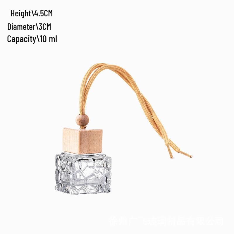 Creative 10ml Aromatherapy Car Perfume Pendant with Lanyard