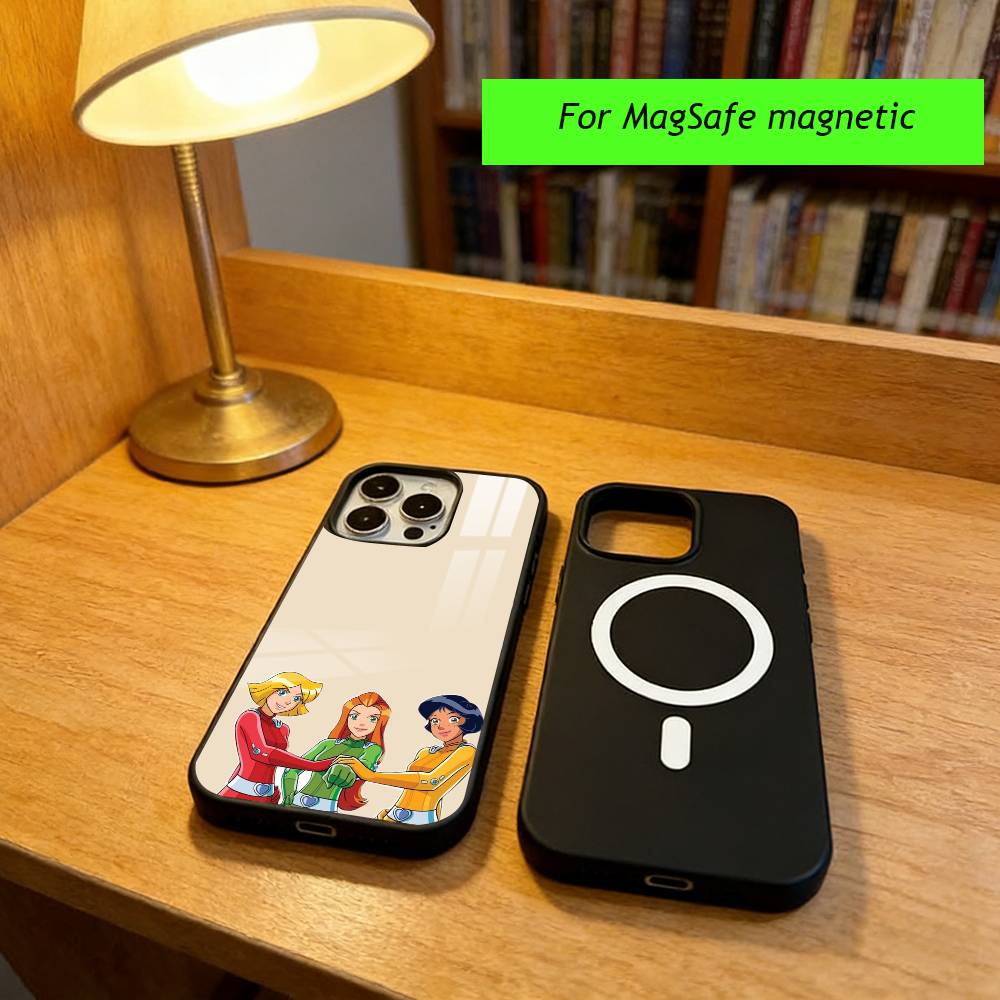 T-Style Spies Phone Case For iPhone17,16,15,14,13,12,11 Plus,Pro Magnetic For Magsafe Wireless Charging