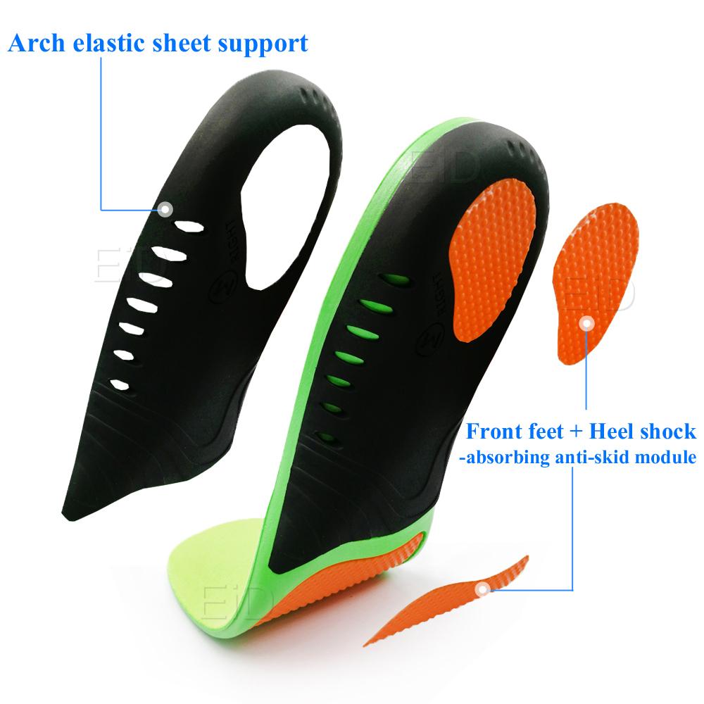 Best EVA Orthopedic Shoes Sole Insoles For feet Arch Foot Pad X/O Type Leg Correction Flat Foot Arch Support Sports Shoes Insert