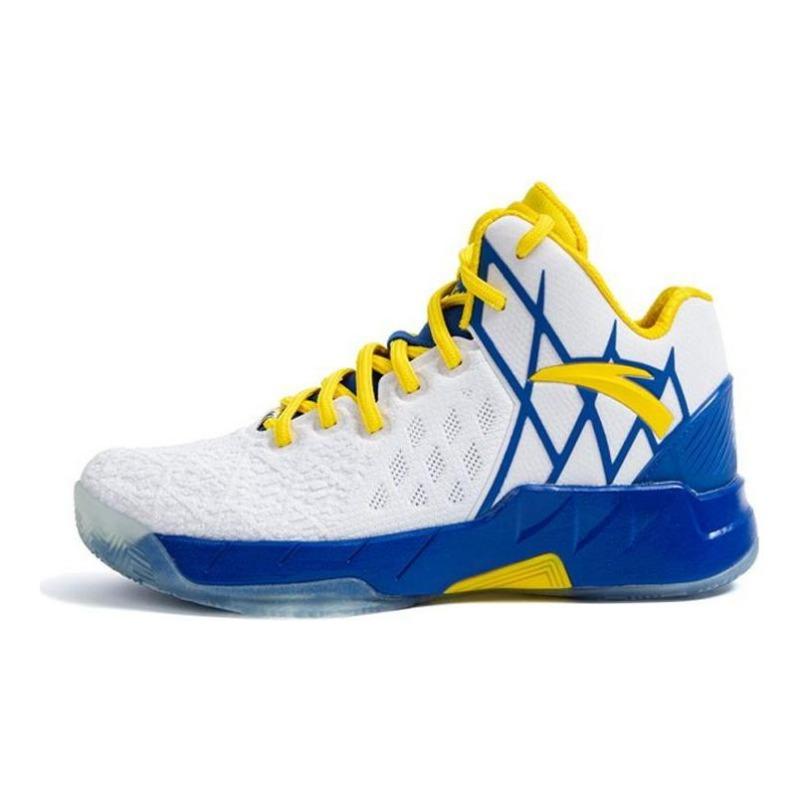 Anta KT1 Pro Nitrogen Tech Men s Mid-top Basketball Shoes White Blue 112141106S-5 42