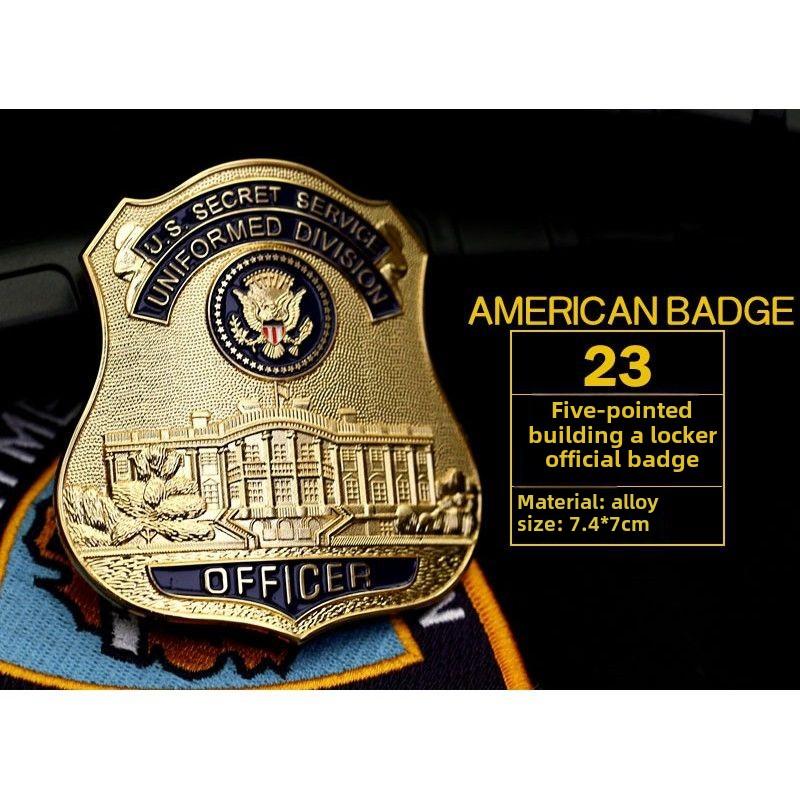 

Военный фанат Металлический значок Бронзовая медаль на воротнике Наплечный значок Значок США Значок на шляпу Значок 23