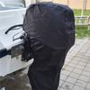 A16P-2X 420D Boat Full Outboard Engine Cover Protection Waterproof Sunshade Dust-Proof For Motor Fits 6-15HP