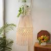Boho Lampshade Handwoven Bohemian Macrame Cotton Rope Lampshade Tapestry Decor Accessory Room Decor Photo Props For Living Room