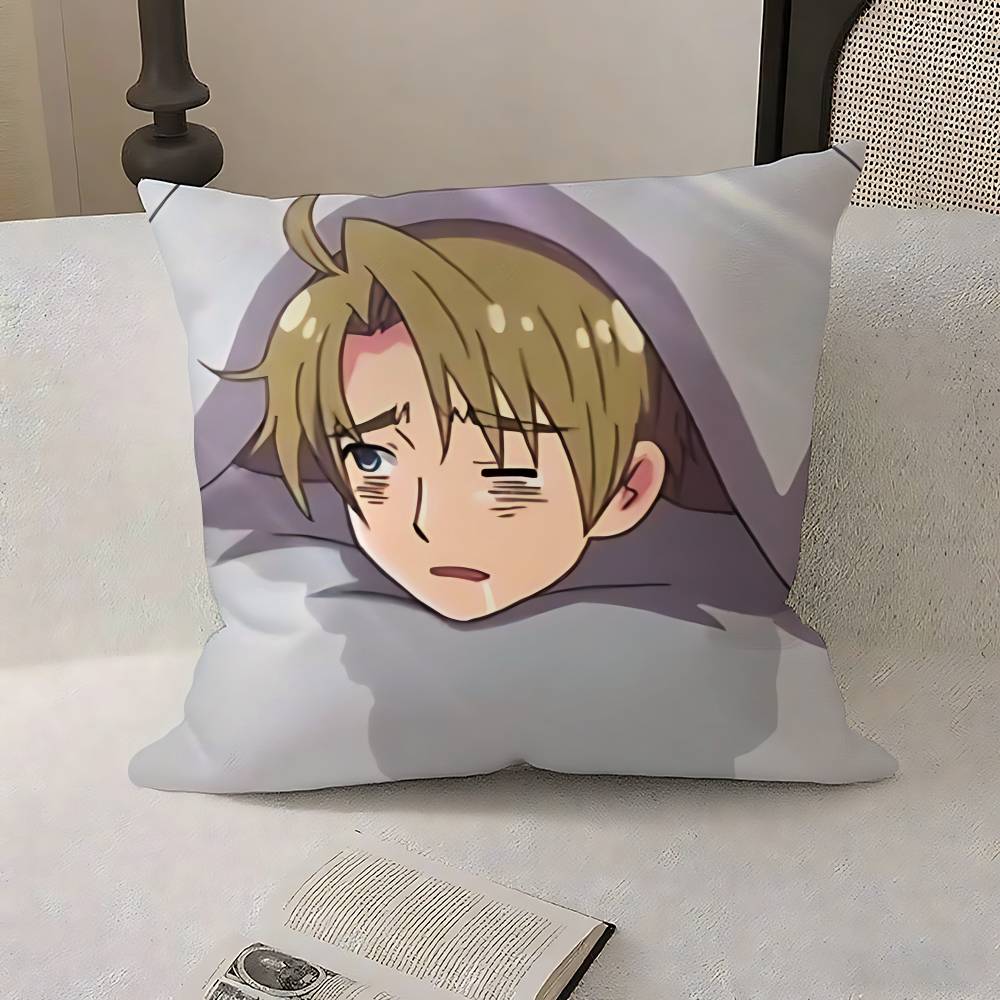 Funny-H-Hetalia W-World Stars-S Case Plush Fabric Soft Pillowcase Double Sided Print Cushion Cover Household Gifts