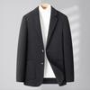 Autumn Men's Woolen Suit Men's Top Fashion Urban Single-breasted Twill Youth Blazer