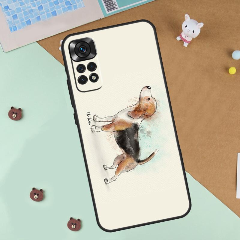 Beagle Dog Case For Xiaomi Redmi 14C 10C 12C 13C Cover For Redmi Note 13 Pro 14 9 10 11 12 10S 11S 12S