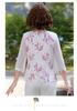 Elegant Summer Short-Sleeved Top for Middle-Aged Women