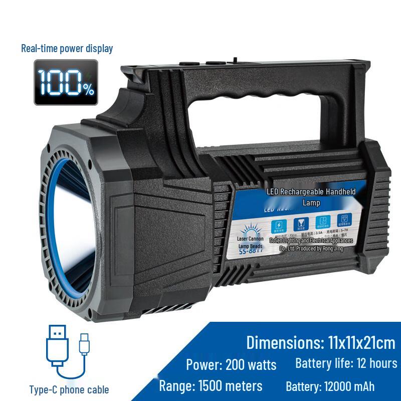 Lurong High-Power Rechargeable LED Outdoor Lighting