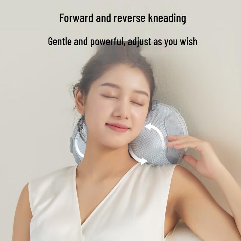 Bear Wireless Heat & Kneading Lumbar & Neck Massage Cushion