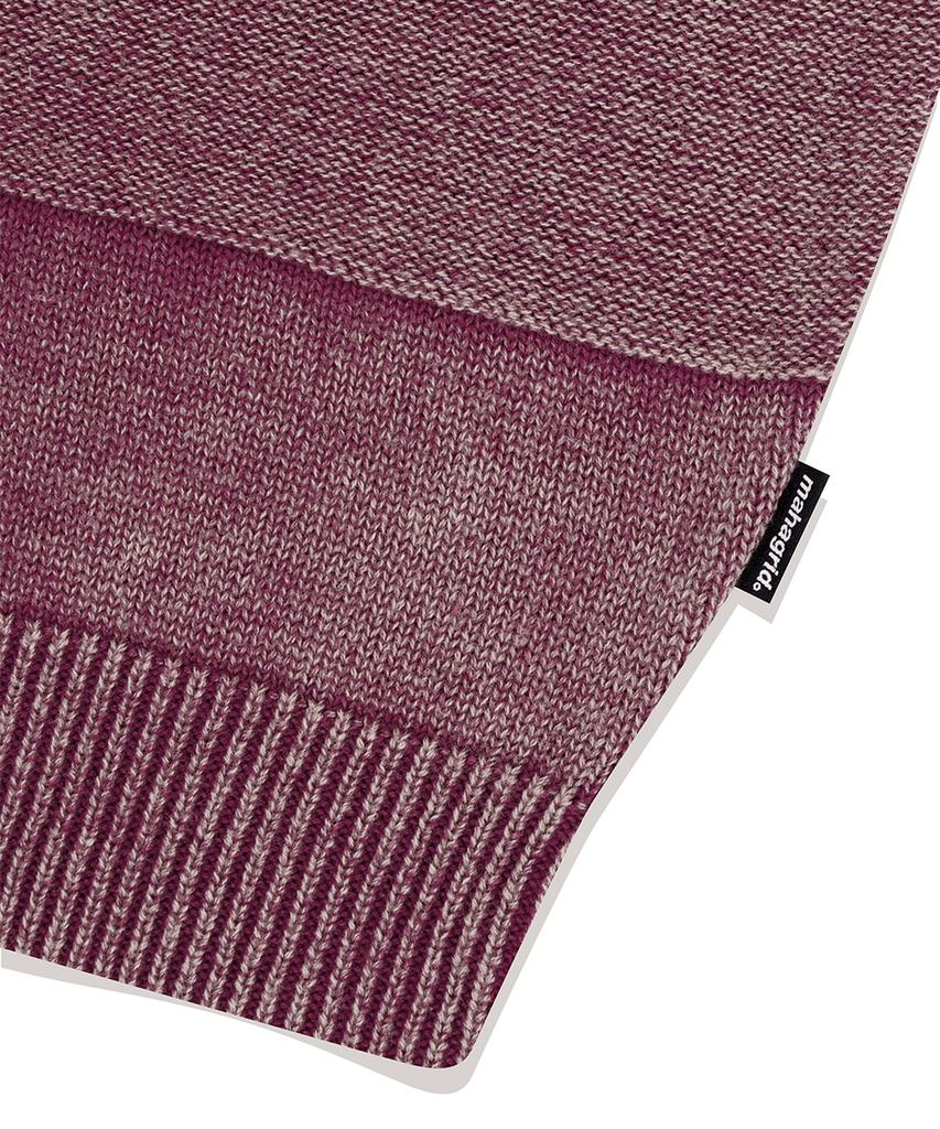 MAHAGRID Washed Stripe Knit Pink(Mg2Esmk600A)