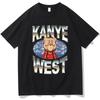 Unisex Funny Kanye West Meme T-Shirt Women Vintage Hip Hop Rap Style Tshirt Unisex Short Sleeve T Shirt Streetwear Women Clothing