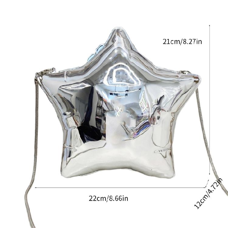 Reliable Acrylic Star Bag Lightweight Crossbody Bag Unique Bag for Travel