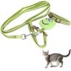 Adjustable Anti-Lost Cat Harness Escape-Proof Pet Walking Harness  Outdoor Use