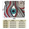 Eye Pattern Flannel Blanket Winter Warm Soft Throw Blanket for Students Couch Bed Novelty Bedspread Sofa Bed Cover