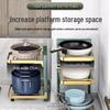 JingQingFu Multi-Layer Kitchen Pot Storage Rack