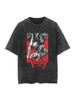 Berserk Animation Derivatives Guts Printing Retro Washed Short-sleeved T-shirt Men's and Women's 2026 Summer Fashion Clothing