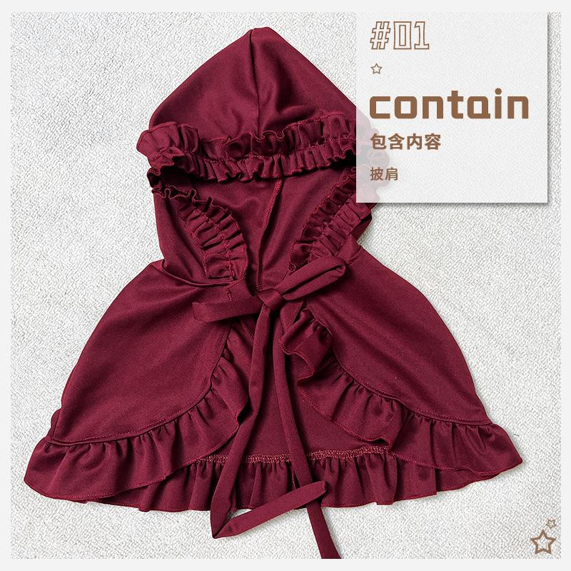 Little Red Riding Hood cape Christmas Halloween show costumes idyllic girls Cinderella children's clothing