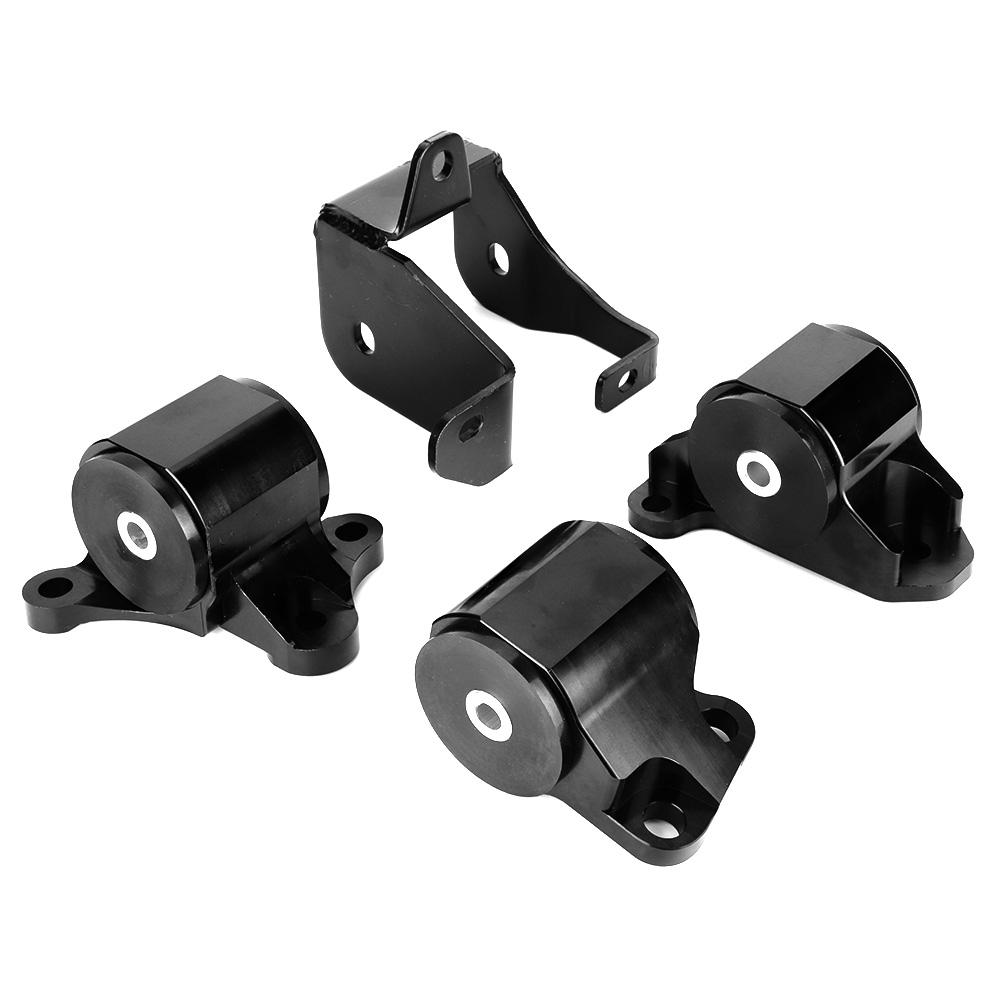 Aluminum B & D Series Engine Motor Mounts Bracket Kit Fit for Honda Civic 19962000 Black