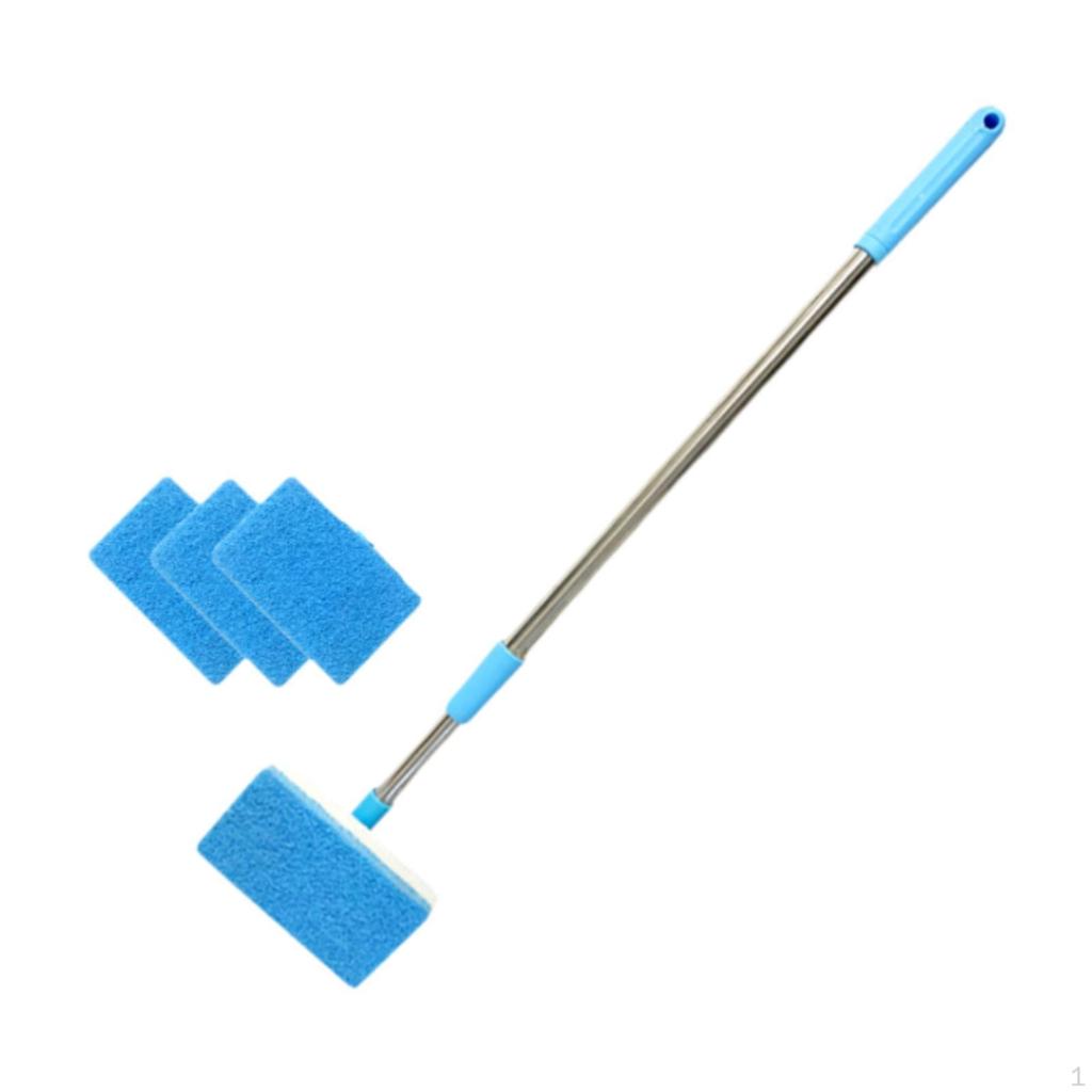 Szczotka do czyszczenia zbiornika 55-95cm Teleskopowy uchwyt Narzędzie akwariowe dla