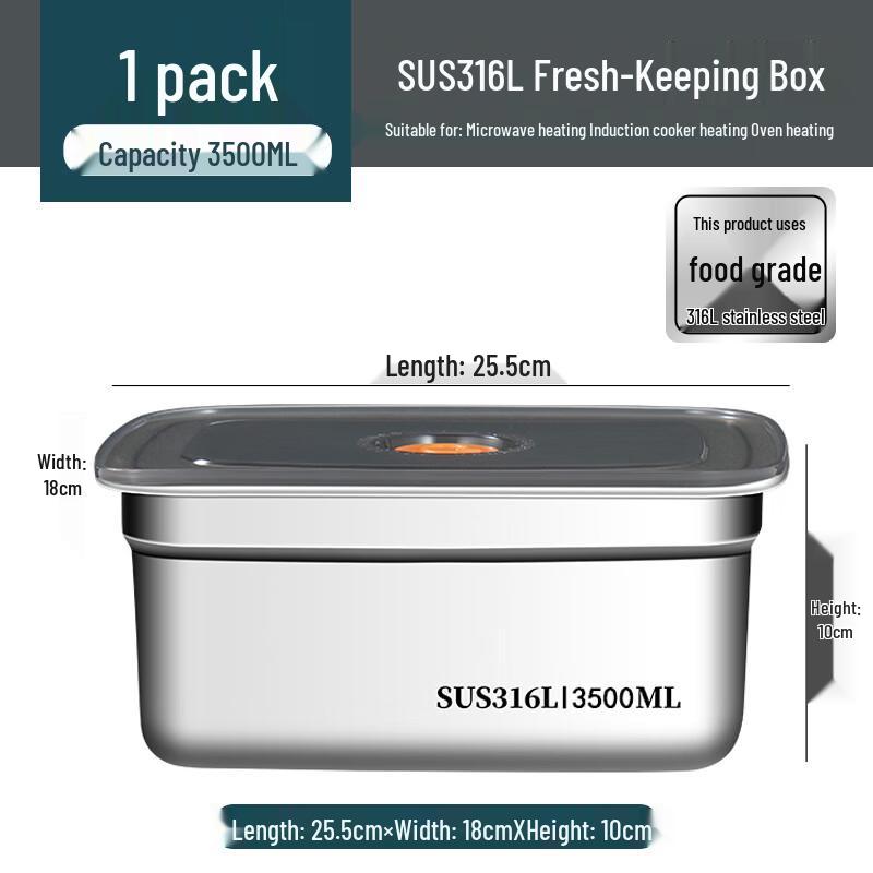 Ally 316 Stainless Steel Food Storage Container